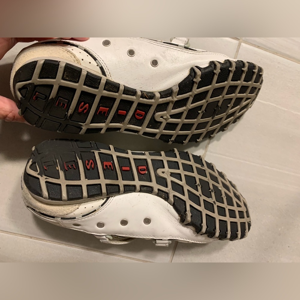 Diesel white sneakers size 6.5 US